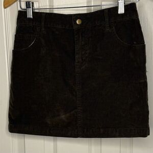 BDG Women's Brown Corduroy Mini Skirt Size M Casual Fall Fashion